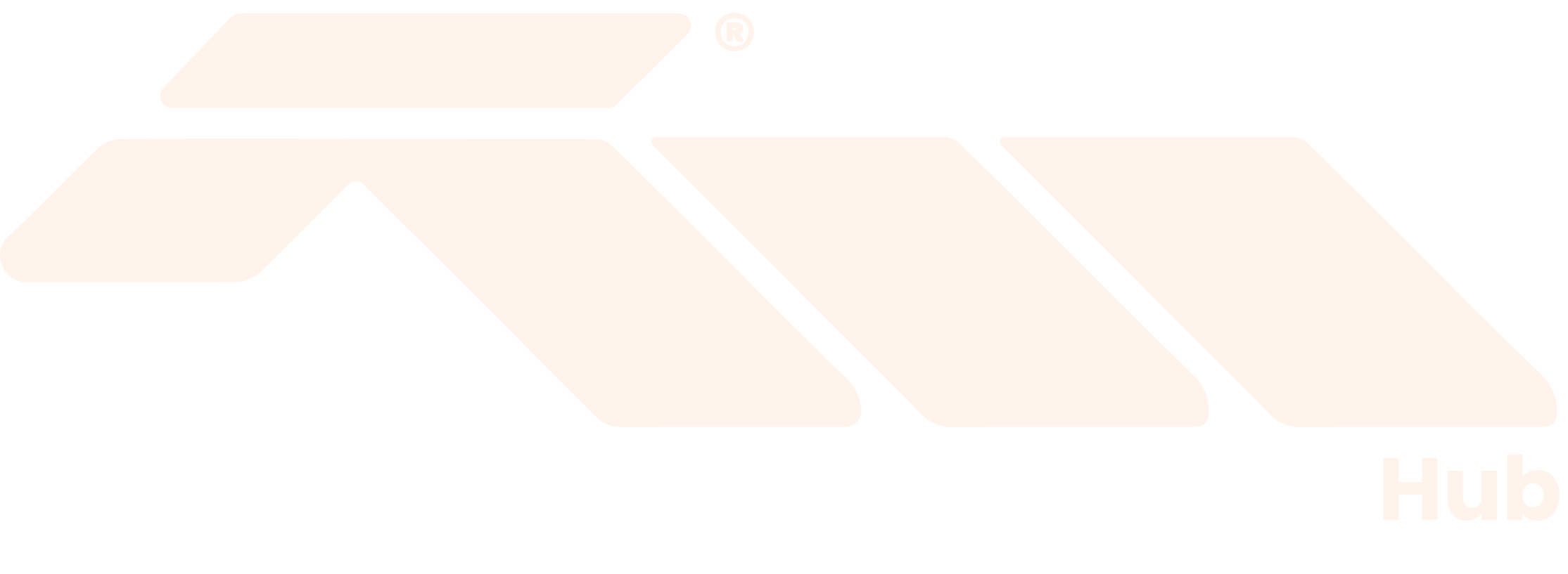 RM Hub — stylized geometric R and M with Hub wordmark